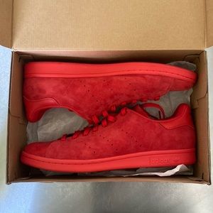 Adidas Stan Smith “Power Red” Suede Sz. 13